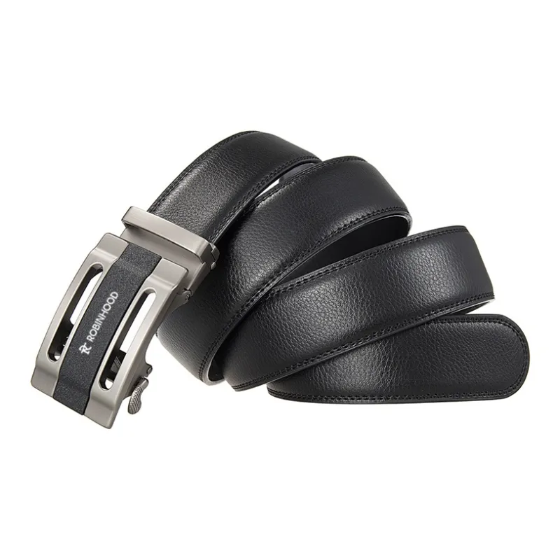 ROBINHOOD Cow Leather Belts Men's Width 3.5CM-2