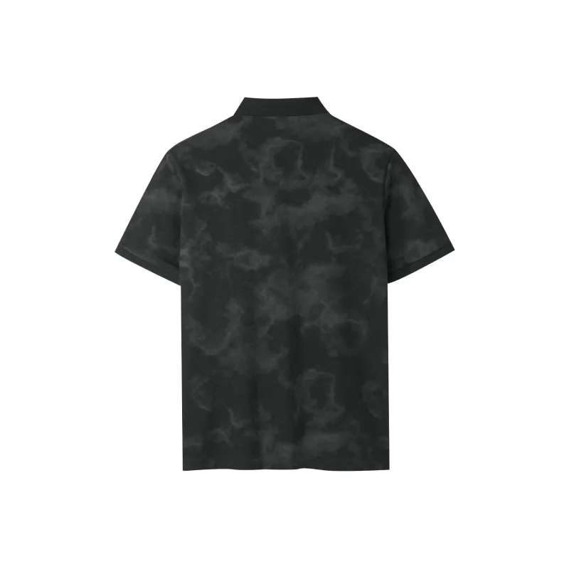 HLA Polo Shirt Men's Black Pattern 32-1