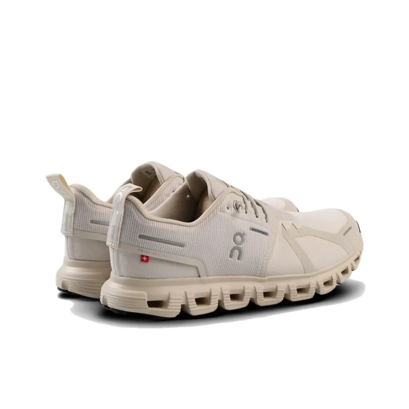 On Running Cloud 6 Waterproof Pearl Cream Women's-3