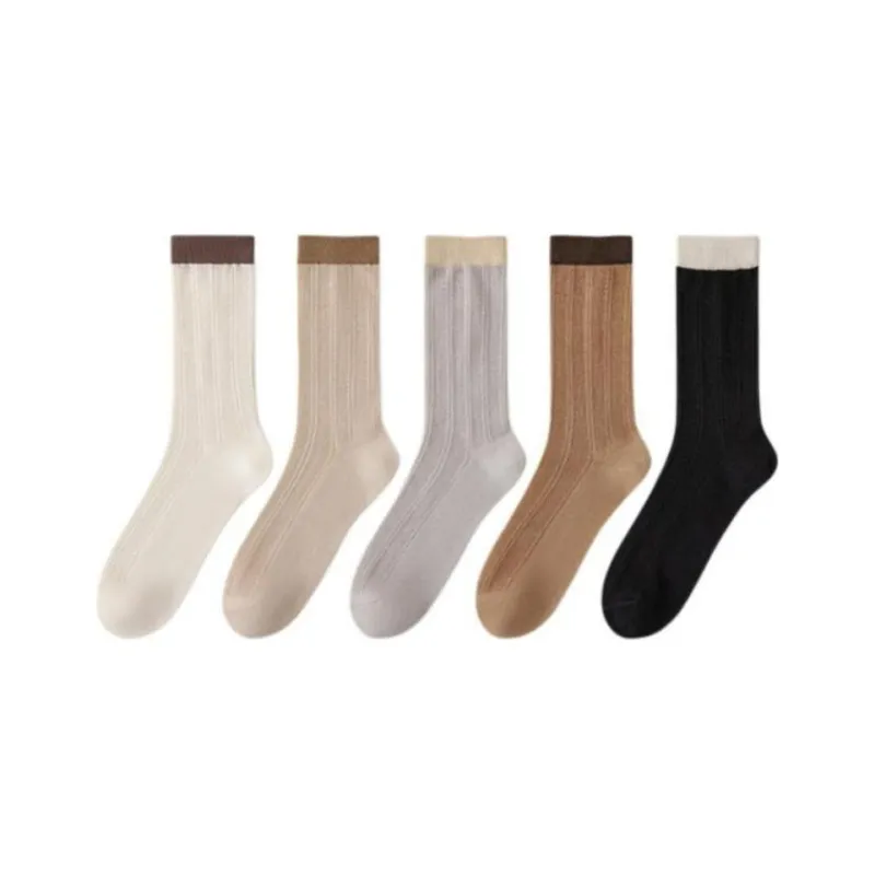 Temooues Mid Calf Socks Women's Combo Set-10