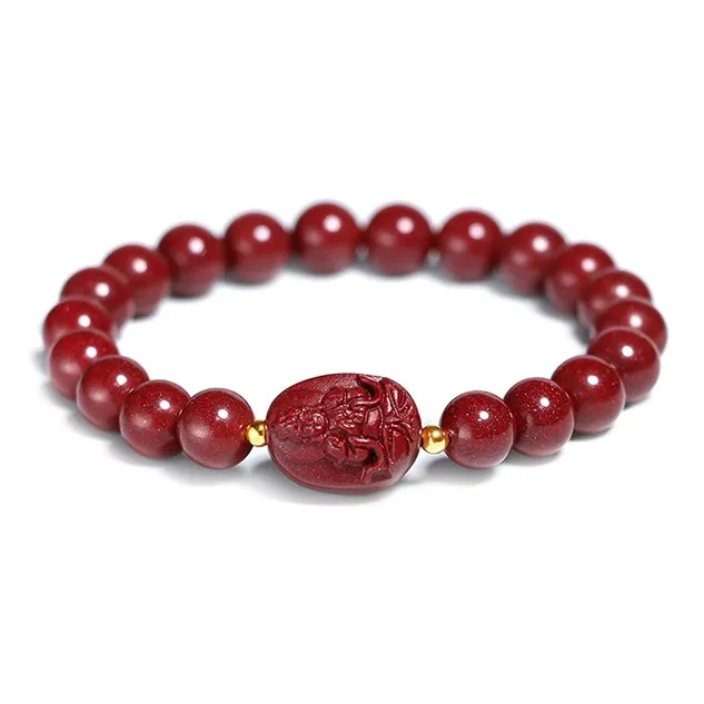 Inkopper Imitation Cinnabar Bracelets Unisex-9