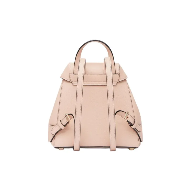 Valextra Iside Calfskin Backpack Mini Women's Pink-4