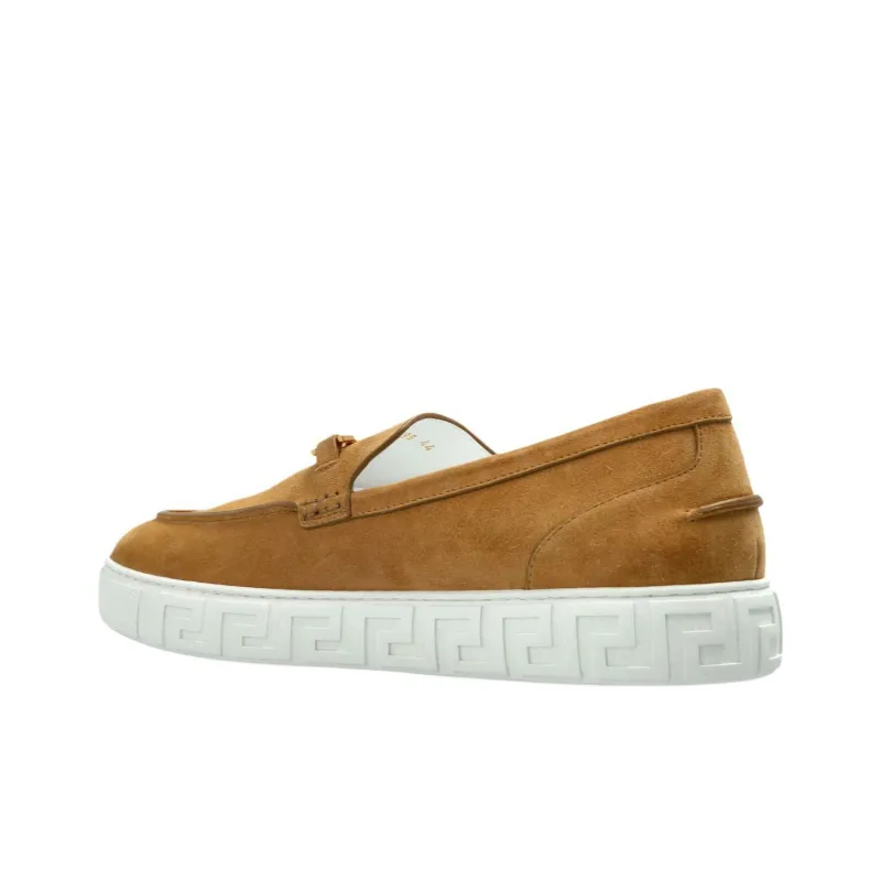 VERSACE Loafers Men Brown-2