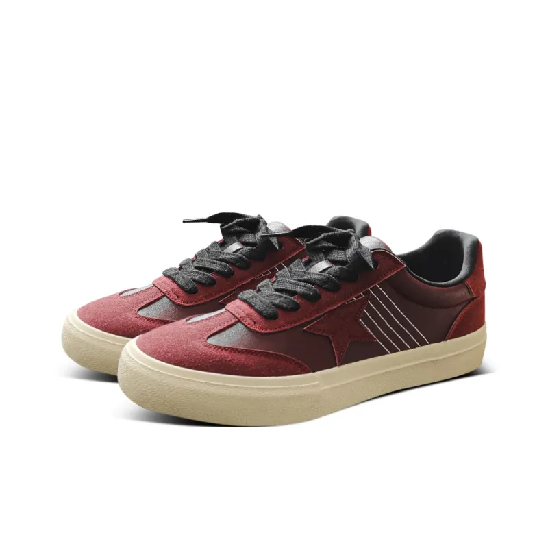 OUGLEMEN Slip Resistant Cushioning Impact Resistance Abrasion Resistant Low Top Skateboard Shoes Men's Box-3