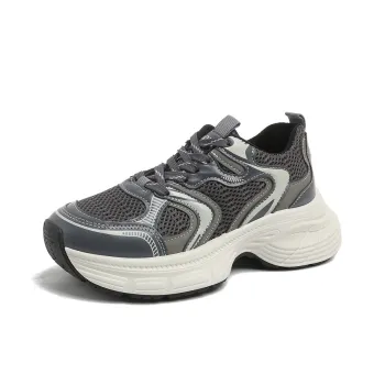 Lycakington Height Increasing Anti Slip And Wear Resistant Low Top Chunky Sneakers Women's