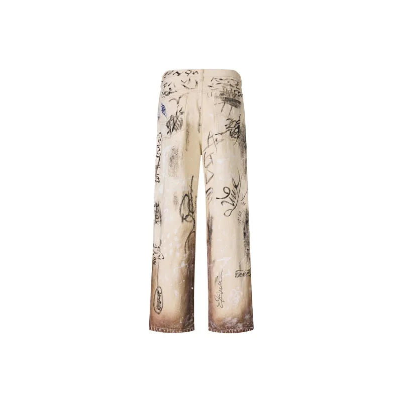 GTRG Jeans Unisex Ecru-1
