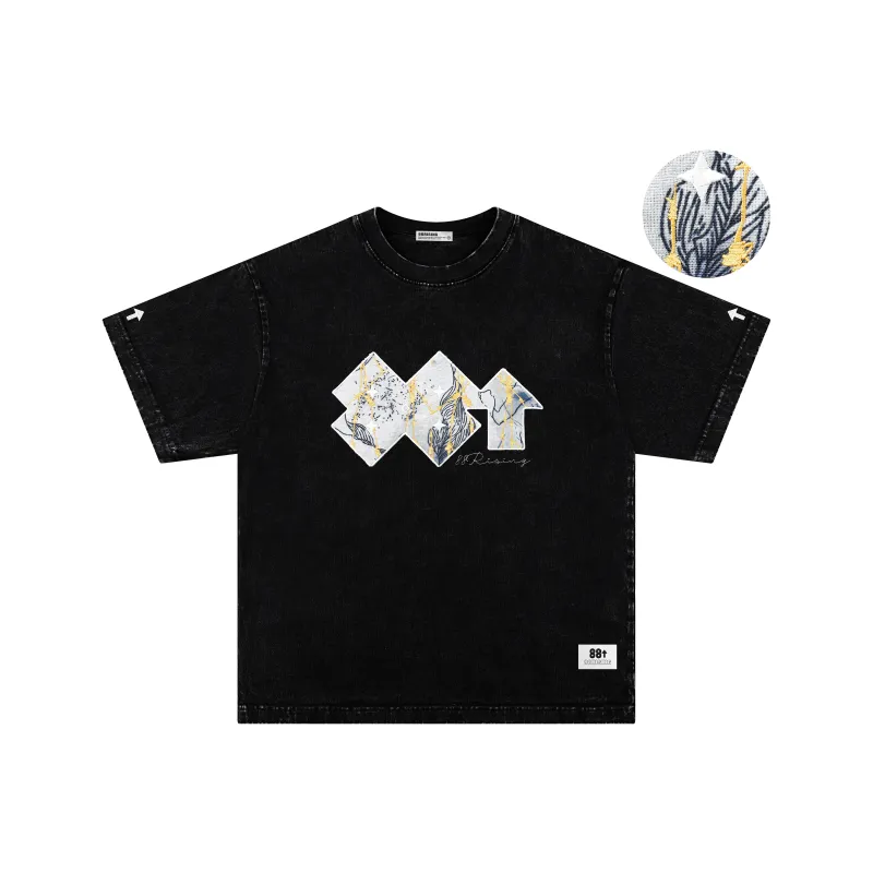 88rising Vinyl Record Collection T Shirt Unisex Jet Black-1