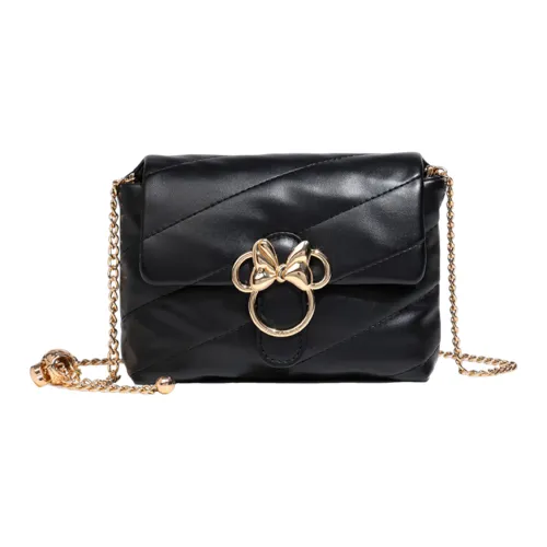 Disney Minnie Series PU Shoulder Bag Crossbody Bag Regular Women's Ecru/Black