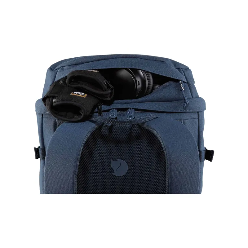 Fjallraven Recycled Nylon Backpack Regular Unisex High Mountain Blue-4