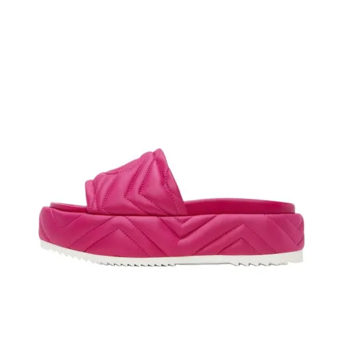 GUCCI Quilted Angelina Platform 55 Mm Sandal Lovely Pink Women's