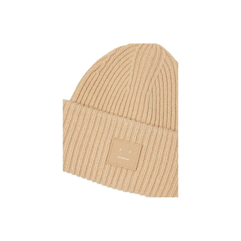 Acne Studios Logo Patch Knitted Beanie-3
