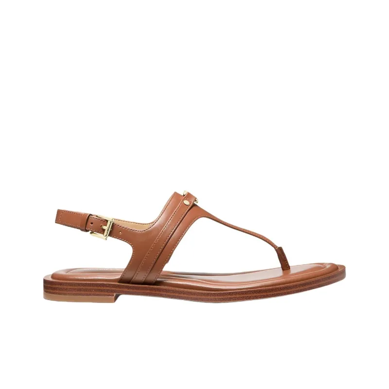 MICHAEL KORS Mandy One Strap Sandals Women's Brown-1