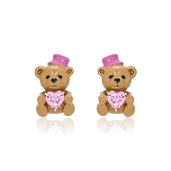 GEMOLA Synthetic Cubic Zirconia Clip On Earrings Women's