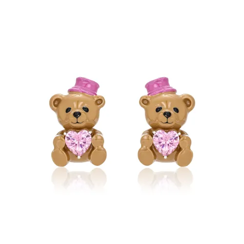 GEMOLA Synthetic Cubic Zirconia Clip On Earrings Women's