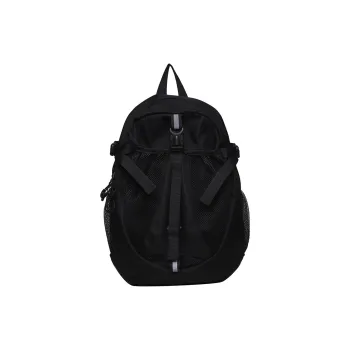 Travel Nylon Backpack Regular Unisex Black/Gray