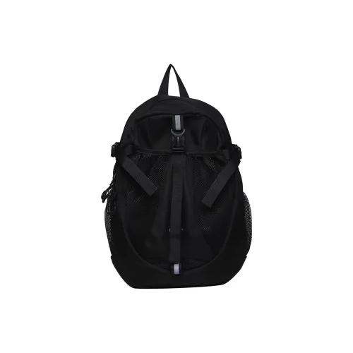 Travel Nylon Backpack Regular Unisex Black/Gray
