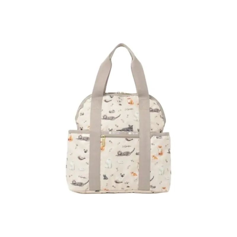 LeSportsac Polyester Backpack Women's Ecru-0