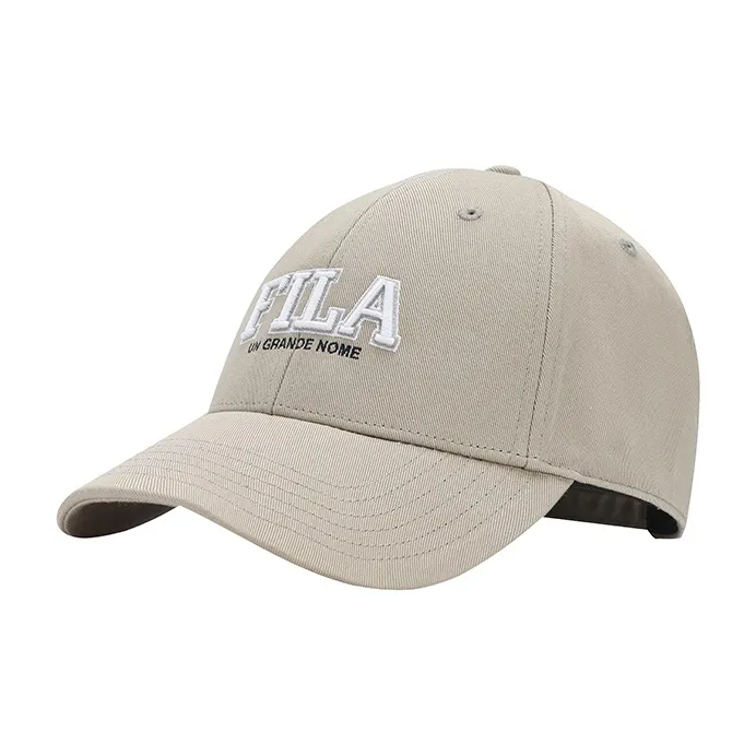 FILA ORIGINALE Cotton Baseball Caps Men's Shallow Shoal Medium Khaki-1
