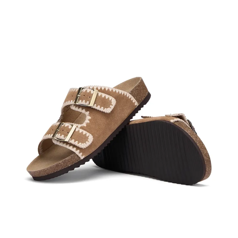 Hotwind Pinecone Grey Series Slip Resistant Slide Slippers Women's-4
