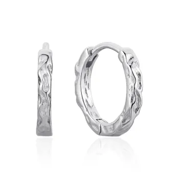KING OF BLING 925 Sterling Silver Earrings Unisex
