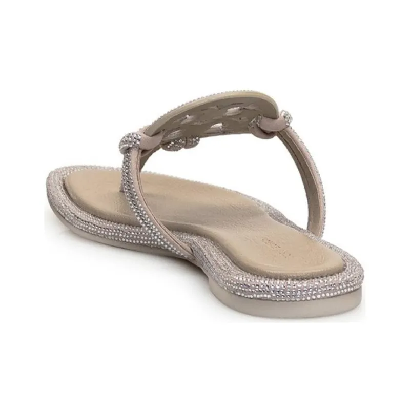 TORY BURCH Miller Rubber Sole Slip Resistant Flip Flops Women's Brown-3