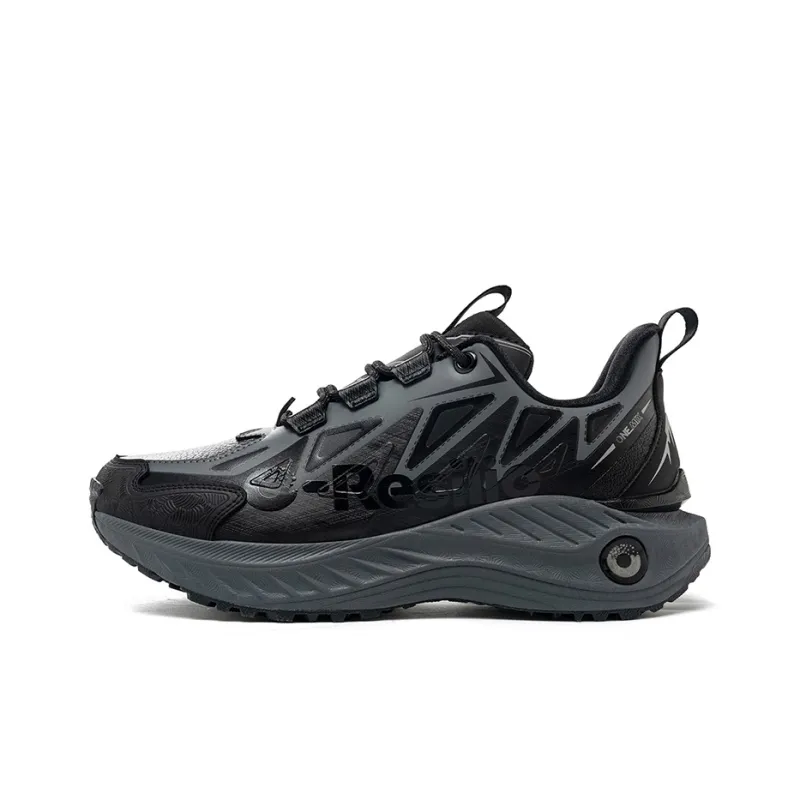ONEMIX Patrol Mountain Running Shoes Unisex Exploration Black-0