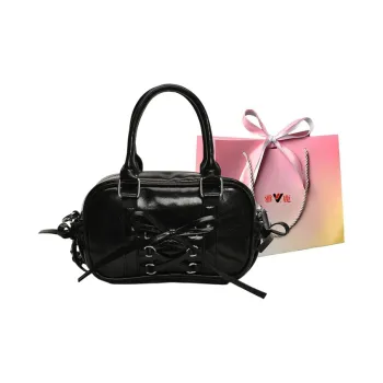 Yalu PU Shoulder Bag, Crossbody Bag, Handbag Women's Black/Gray Blue/Pink/White