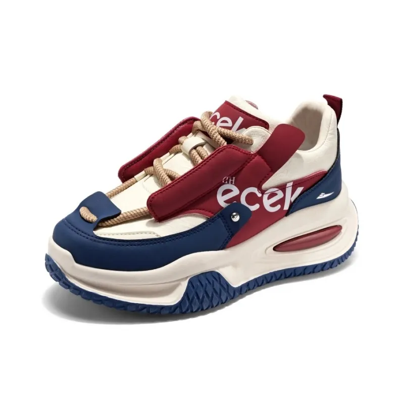 Kuding Versatile Fashion Sports Cushioning Wear Resistant Low Top Chunky Sneakers Men's-2