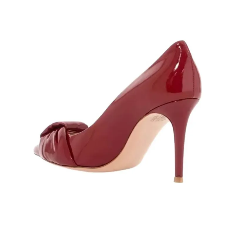 GIANVITO ROSSI Slim Heel High Heels 5cm Women's Red-2