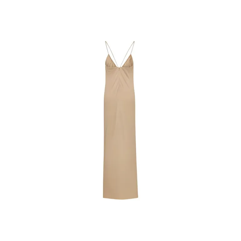 DIOR FW24 Slip Dress Women's Beige-1