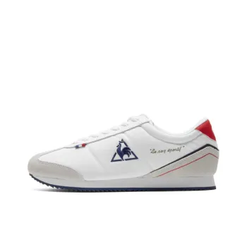 Le Coq Sportif French Rooster Wear resistant And Waterproof Low Top Casual Shoes Unisex White Blue