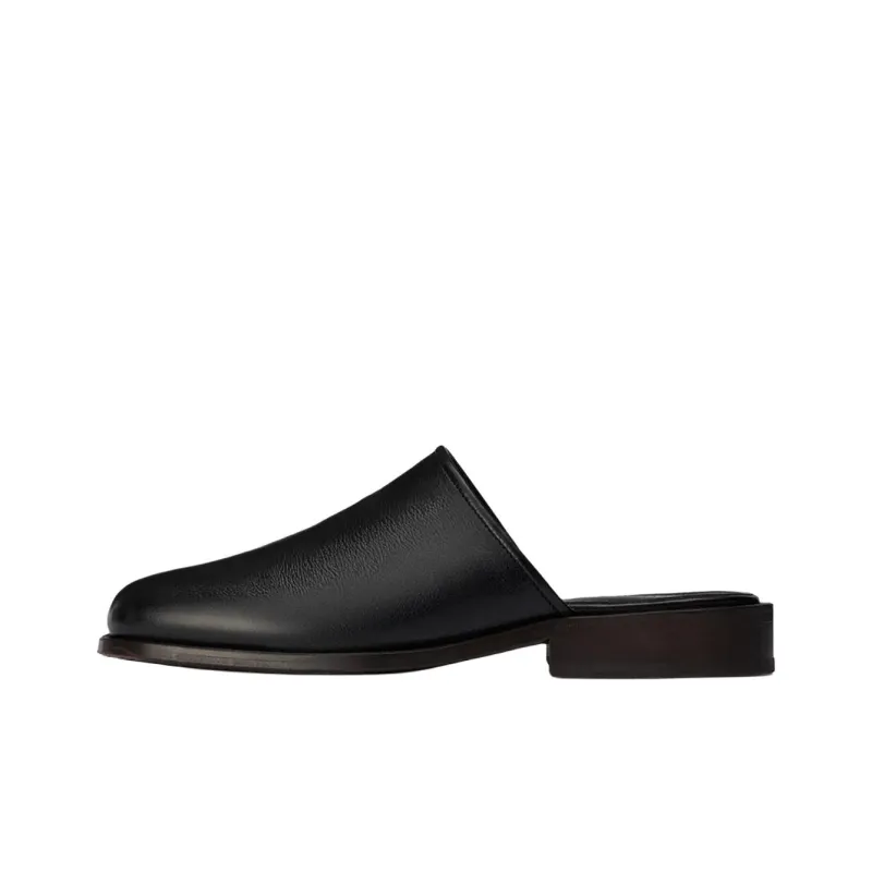 Lemaire Square toe Leather Mules-0