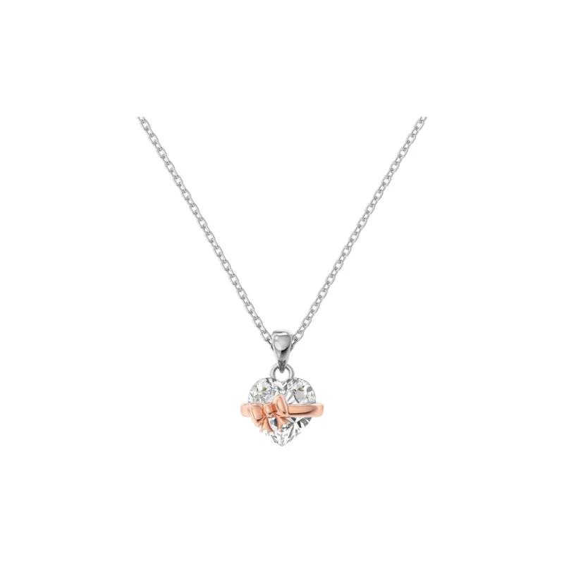 KAILEIFU S925 Silver Necklaces Women's Silver-7