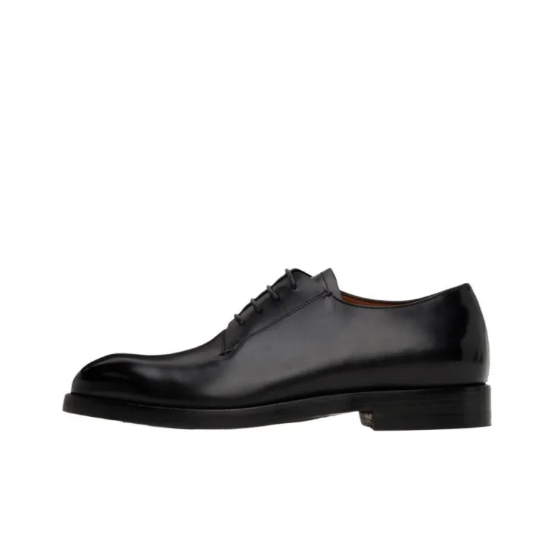 Ermenegildo Zegna Dress Shoes Men Low Top Black-0