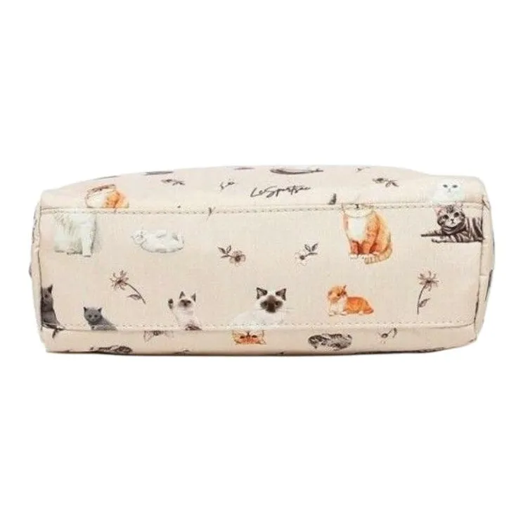 LeSportsac Print Shoulder Bag Small Size Women's Ecru-4