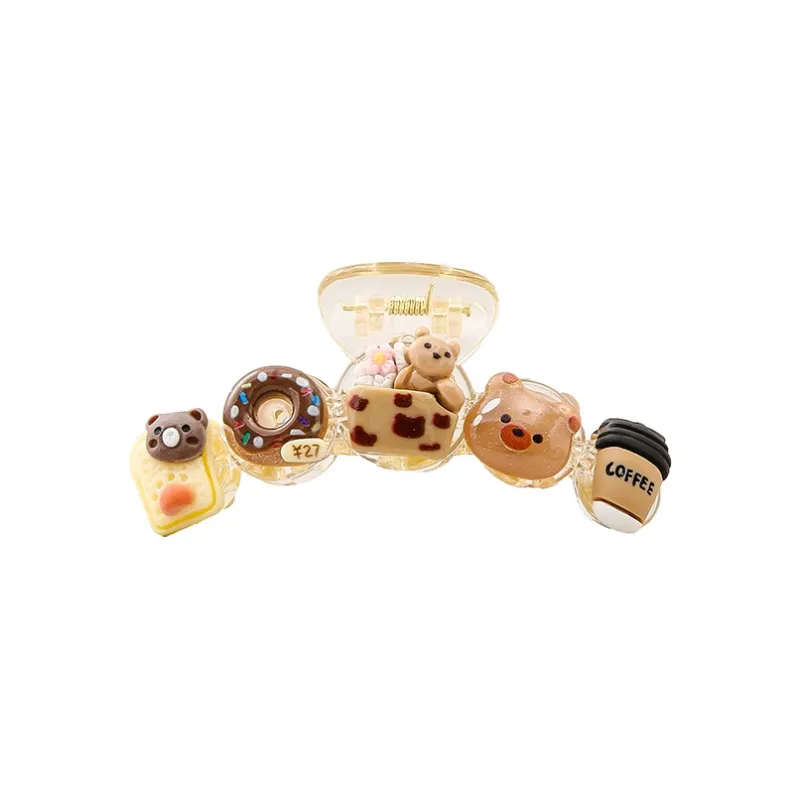 WIR ORNAMENTS Acrylic Hair Clips Women's-3