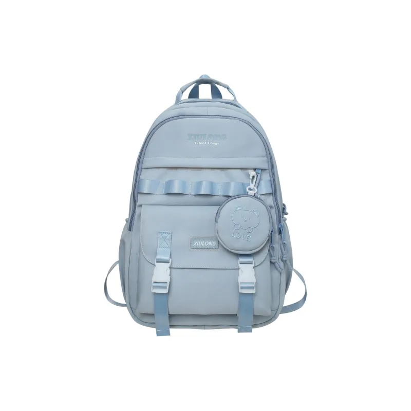H YXIANG Nylon Backpack Regular Unisex Multicolor-5