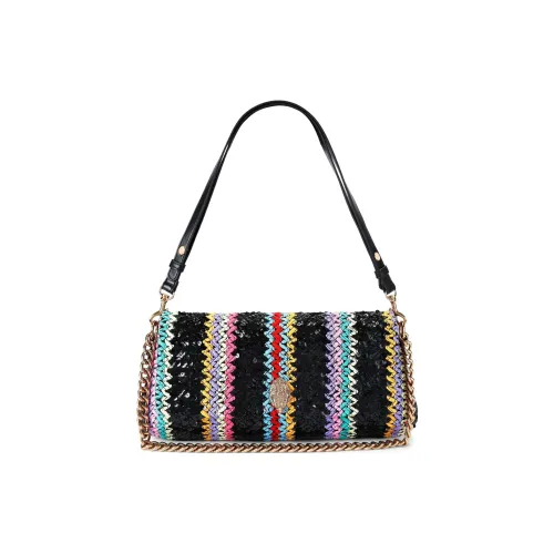 Kurt Geiger London Kensington Sequins Shoulder Bag Women's Black & Multicolor