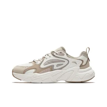 Anta Pulse Abrasion Resistant Low Top Casual Shoes Men's White Brown