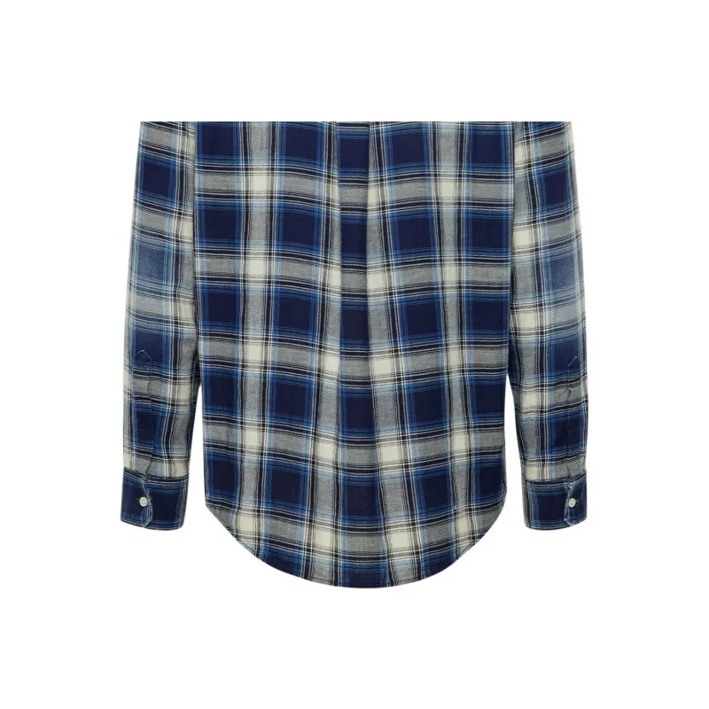DSQUARED 2 Checked Dropped Shoulder Shirt-2