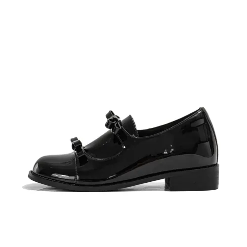 Old Meow Casual Single Shoes 3cm Women's Black