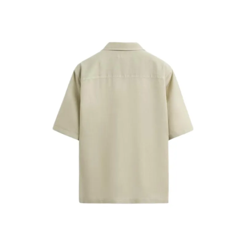 ZARA Shirts Men Light Khaki-1