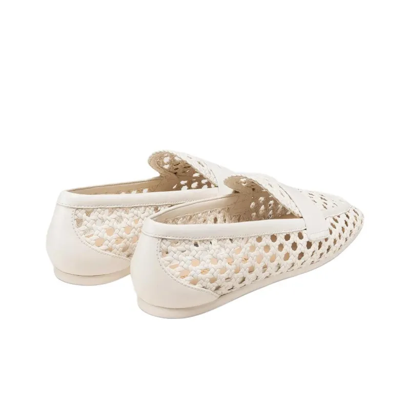 Stuart Weitzman/SW Thea Casual Single Shoes Women's White-3