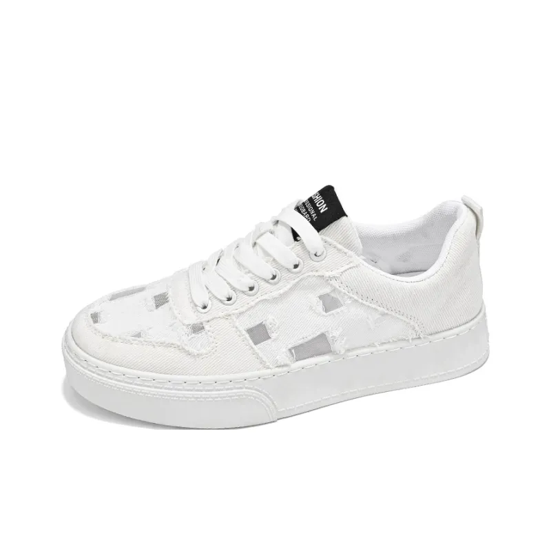 PLAY COBBLER Anti Slip And Wear Resistant Breathable Low Top Canvas Shoes Men's-1