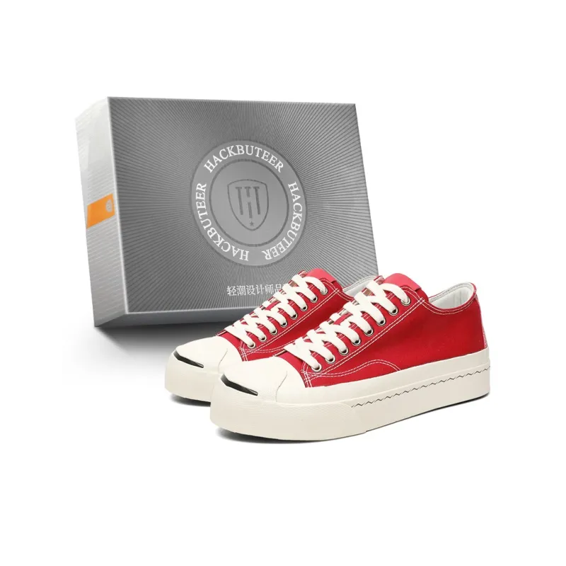 HACKBUTEER Low Top Canvas Shoes Unisex Box Included-12