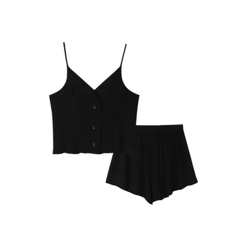 O'MESIK Pajama Set Women's Black