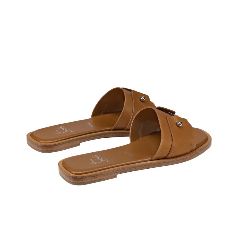 CL Slide Slippers Women's Brown-3
