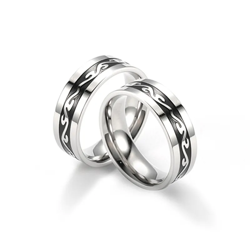 COLIMIDA Titanium Steel Rings Unisex-0