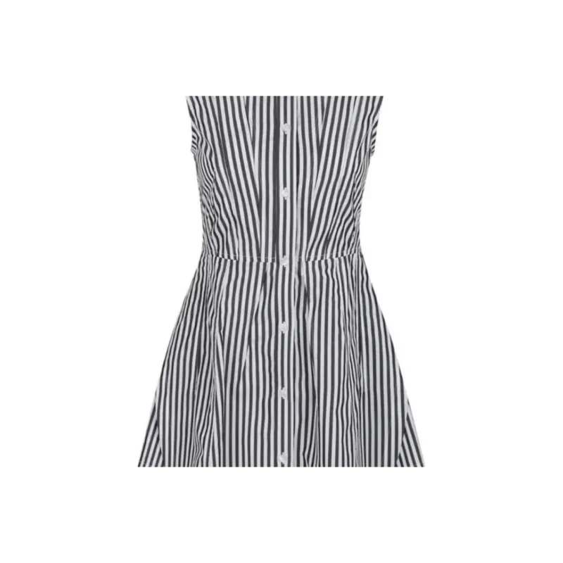 SportMax Striped Sleeveless Dresses-2