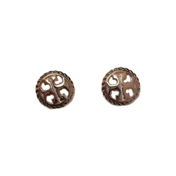 TORY BURCH Stud Earrings Unisex Rose Gold